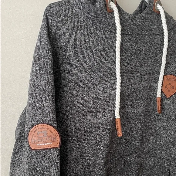 Gray Hoodie with Rope Drawstring - Picture 3 of 5